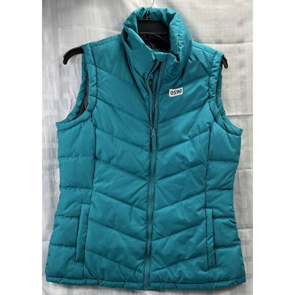 Faded Glory Women Vest Color Green Mint Lining Polyester  Vest Size M (8-10) - Picture 7 of 16